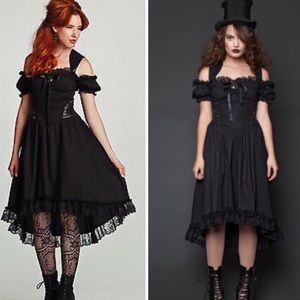 Vintage victorian Cottagecore dress medieval